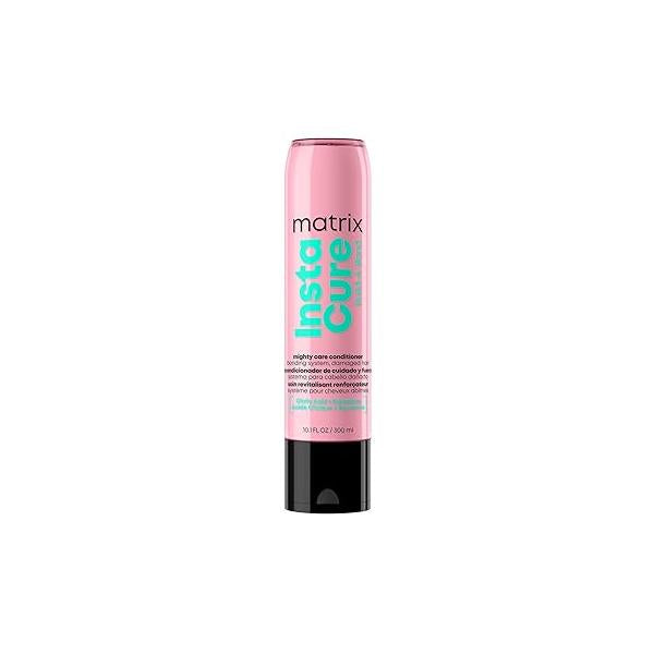 MATRIX Instacure Build-A-Bond Mighty Care Conditioner - Repairs Very Damaged Hair, Strengthens & Softens with Citric Acid Squalane, Vegan, Sulfate Paraben-Free