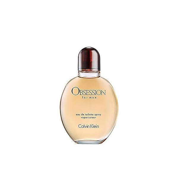 Calvin Klein Obsession for Men Eau de Toilette - Ambery Men's Cologne With Notes of Bergamot, Mandarin, Lavender & Musk Long Lasting Fragrance