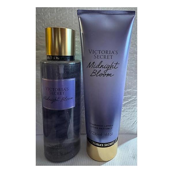 Victoria's Secret Midnight Bloom Fragrance Mist and Body Lotion Gift Set (Midnight Bloom)