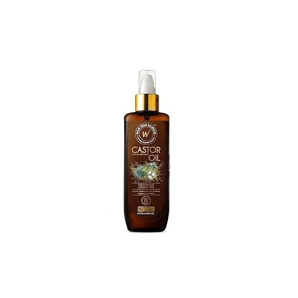 WOW Skin Science Castor Oil, Cold Pressed For Hair, Nails, Eyebrow, and Eyelash Growth Women Men