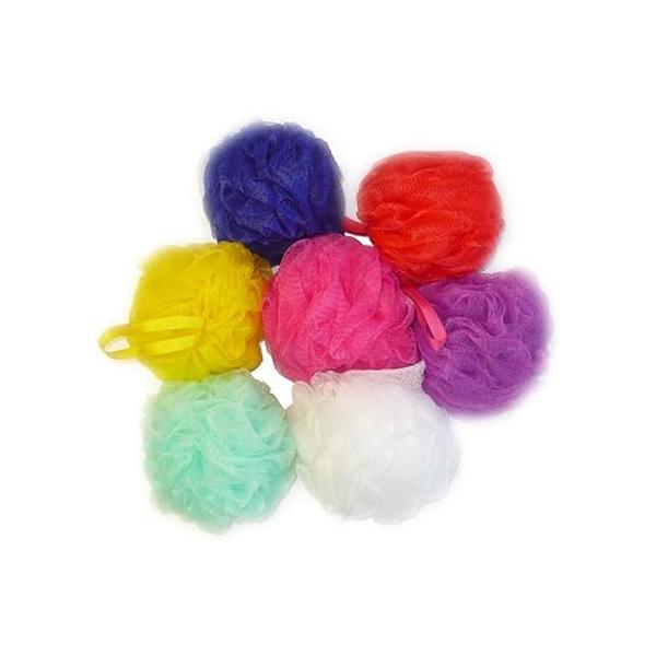 Aquasentials Mini Kid Mesh Bath Puff Sponge (8 Pack)