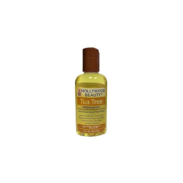 Hollywood Beauty Tea Tree Oil Skin & Scalp Treatment, 2 oz (Pack of 4)