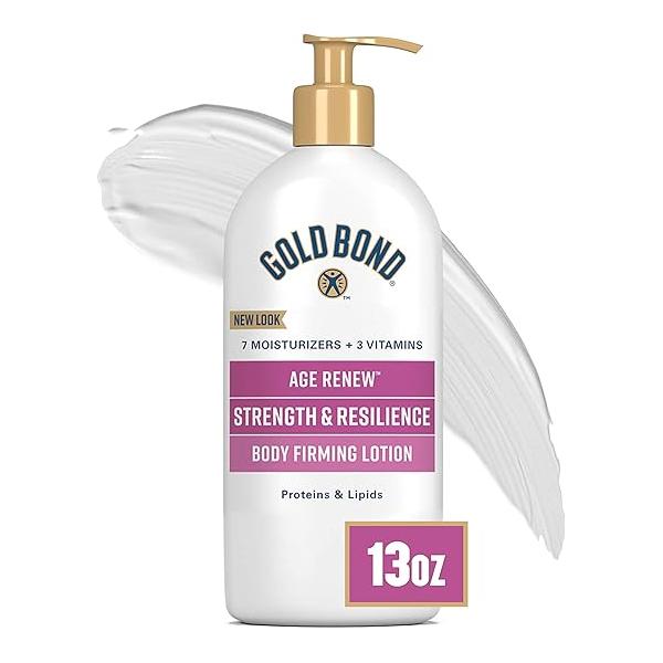 Gold Bond Age Renew Strength & Resilience Lotion, 13 oz., With Proteins Lipids for Aging Mature Skin
