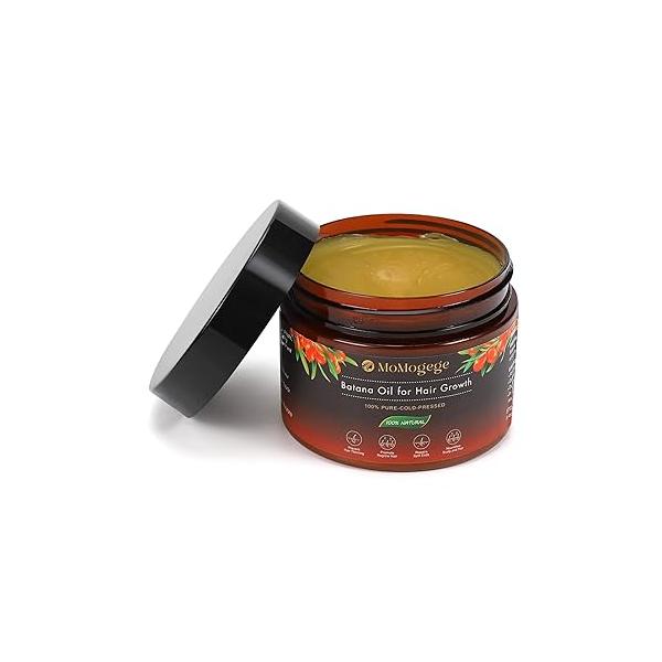 Organic Batana Oil For Hair Growth: Dr Sebi Pure for Women & Men - 100% Raw Honduras Growth Product preventing hair loss. 4.2 OZ