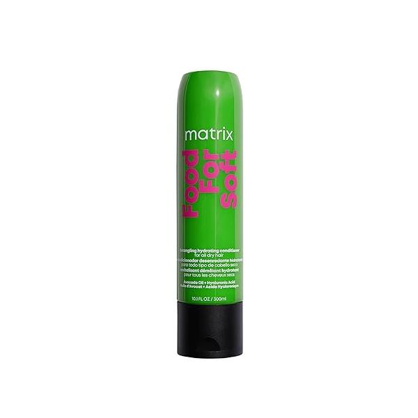 MATRIX Food For Soft Conditioner Color-Treated, Dry and Brittle Hair - Moisturizes, Softens & Smooths, With Avocado Oil Hyaluronic Acid, Vegan