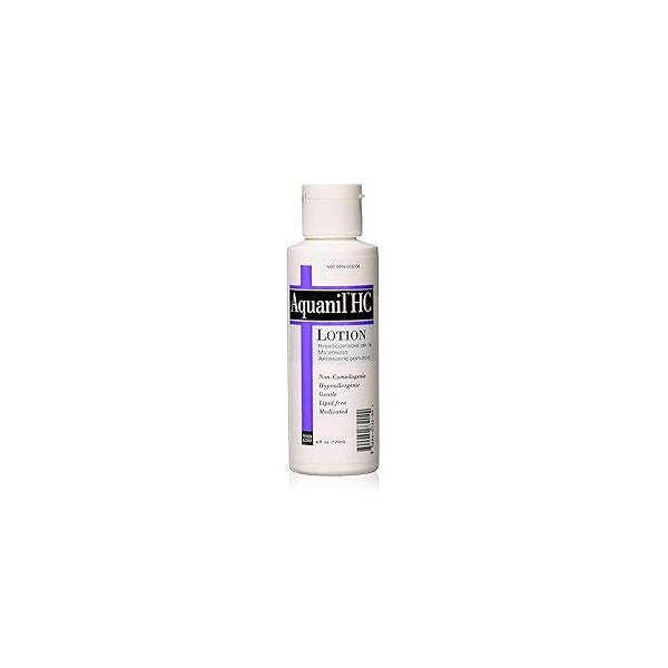 Aquanil HC Lotion, Calming Body Anti-Itch Formula, Ideal for all Skin Types - Without Artificial Fragrance