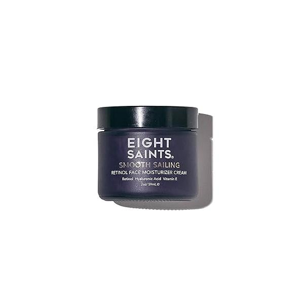 Eight Saints Retinol Facial Moisturizer Cream, For Firming Face, Neck & Eye Wrinkles and Lines, Deep Hydrating Lotion, Fragrance-Free, 2 Ounces