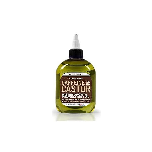 Hair Chemist, Oil, 7.1 oz - Caffeine and Castor Faster Growth Oil for Unisex Adult