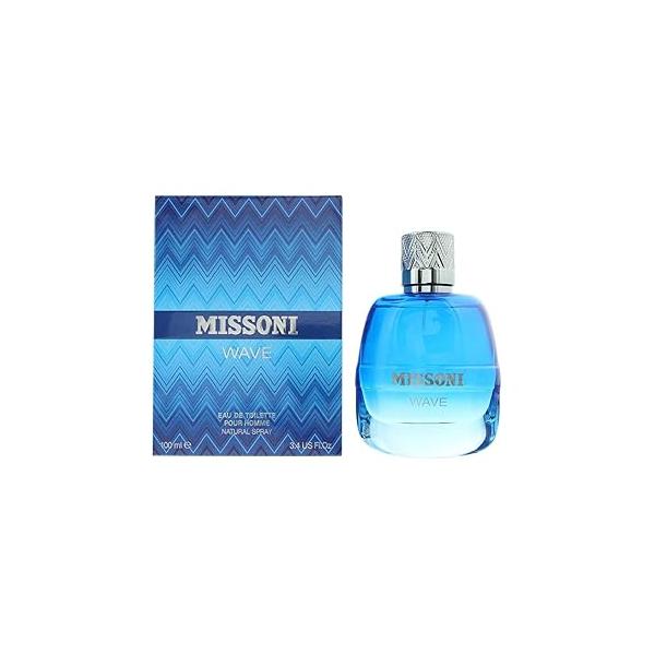 Missoni Wave Men EDT Spray, 3.4 Fl Oz (Pack of 1)