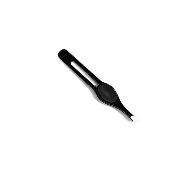 WOIWO 1 PCS Stainless Steel Eyebrow Shaping Clip Slanting Belly Hair Knife Tweezers Tool