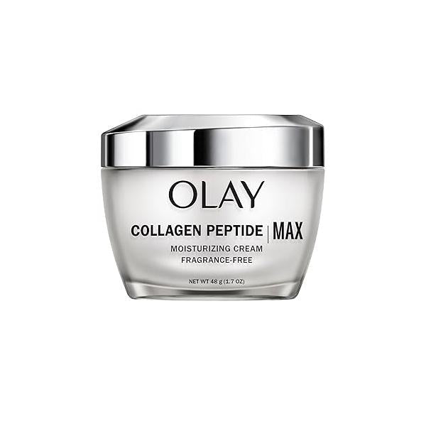 Olay Collagen Peptide Face Moisturizer, Firming Cream for Women, Fragrance-Free, Non-Greasy - Hydrating, Anti-Aging, Anti-Wrinkle, Smoothing of Fine Lines, Tightening Skin Care Niacinamide, 1.7 Oz