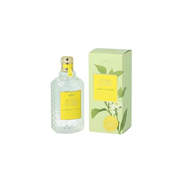 4711 Acqua Colonia Lemon & Ginger Eau de Cologne Spray for Unisex, 5.7 Ounce