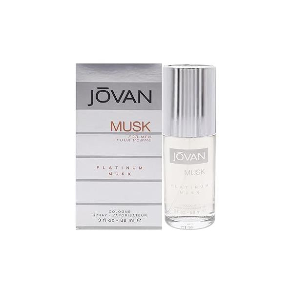 Jovan Platinum Musk Men EDC Spray 3 oz