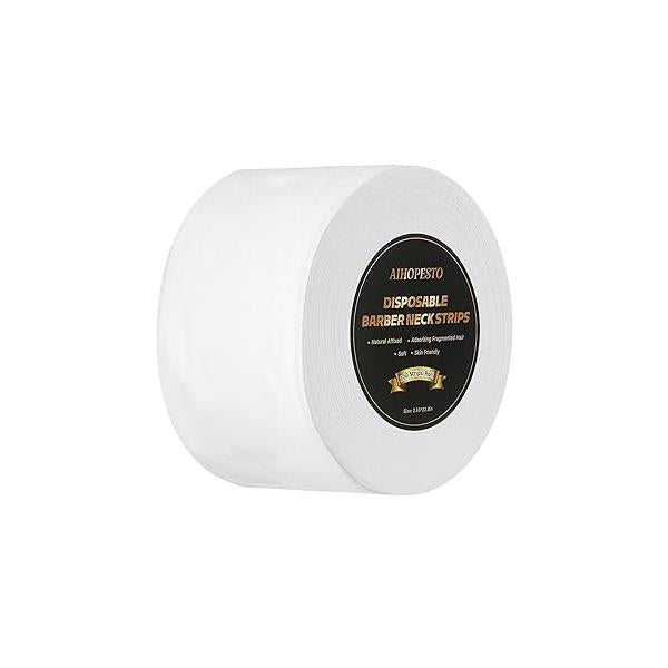 Neck Strips Barber - 100 Count Non-woven Fabric Tape Professional Electrostatic Adsorption Disposable Haircut Paper Band for Barbers and Hairstylists Accessories