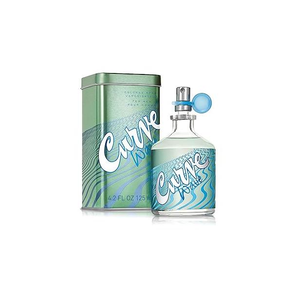 Curve Men's Cologne Fragrance Spray, Casual Cool Day or Night Scent, Wave, 4.2 fl oz