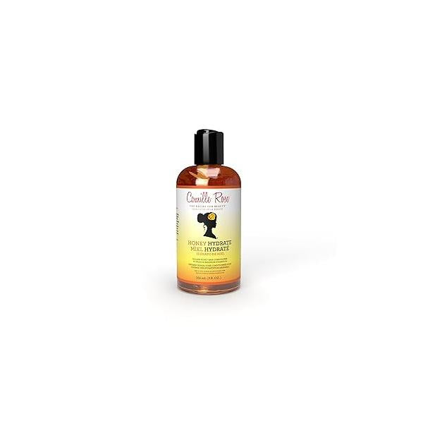 Camille Rose Honey Hydrate Leave In Conditioner, with Aloe and Olive Oil, to Soften Smooth Protect, Moisturizer for All Hair Types, 9 fl oz