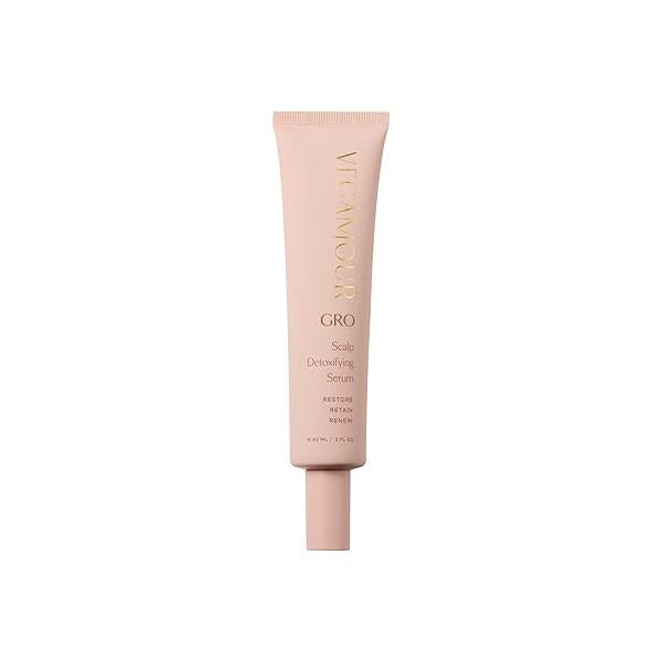 VEGAMOUR GRO Scalp Detoxifying Serum, Serum with Zinc PCA Removes Buildup & Soothes Scalp, Natural Citrus Scent, 2 fl. oz.