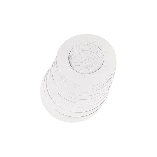20 Pieces Clean Collars for Wax Warmer, Universal Protective Collors Can, Waxing Supplies (White, Pack)