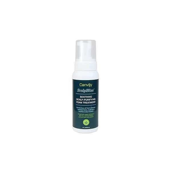 ScalpBliss Soothing Scalp-Purifying Foam Treatment to Clear Flakes, Product Build Up, and Soothe Scalp Irritation,