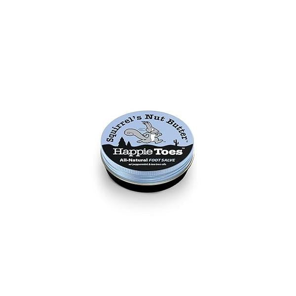 Squirrel's Nut Butter Happie Toes 2.0 oz Tin, Foot Care & Blister Prevention