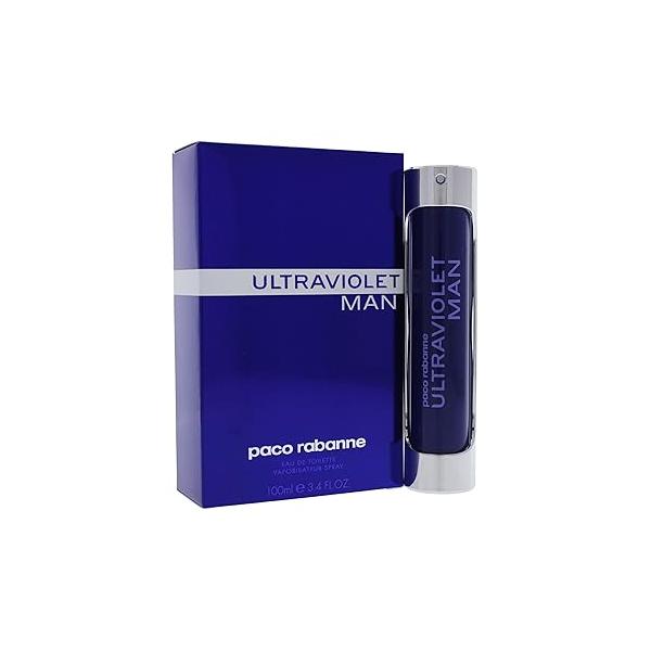Paco Rabanne Ultraviolet By For Men. Eau De Toilette Spray 3.4 Ounces