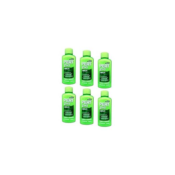 Pert Plus 2-in-1 Shampoo & Conditioner, Classic Clean 1.70 oz (Pack of 6)