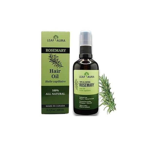 Rosemary Hair Oil- 100% Natural- Made in Canada- 100ml (100 ml)