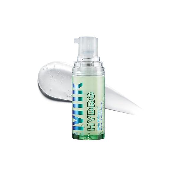 Milk Makeup Hydro Grip Primer with Hyaluronic Acid + Niacinamide - Hydrating Face Grips for Up to 12 Hours Silicone-Free, Lightweight Gel Dewy Finish
