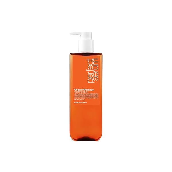 Mise En Scene Perfect Serum Original Shampoo For Damaged Hair - KoreanShampoo with Moroccan Oil, Jojoba Seed, Damage Care MoroccanOil HairProducts | 22.99 Fl Oz