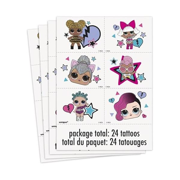 LOL Surprise Tattoos - Pack of 24 | Ultimate Party Favors for Kids Perfect Birthday & Themed Celebrations