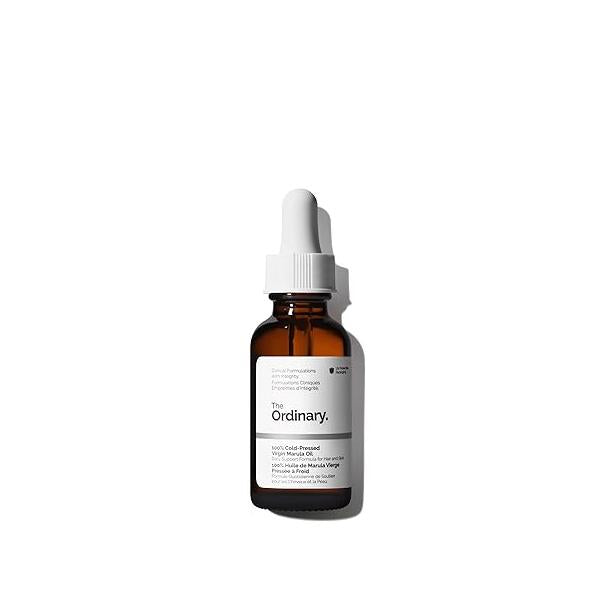 The Ordinary 100% Cold-Pressed Virgin Marula Oil, Antioxidant-Rich, Unrefined Oil for Radiant Skin, 1 Fl Oz
