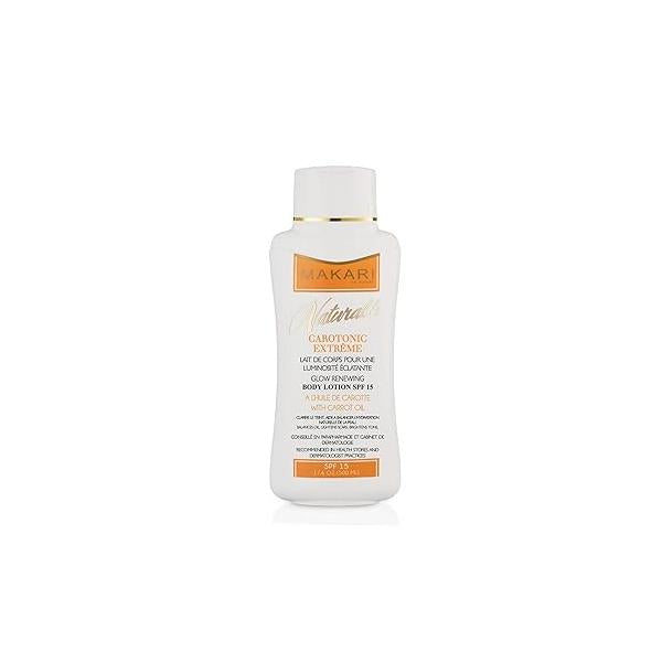 MAKARI Carotonic Extreme Body Lotion (17.6 oz) | Fights Excess Oil Production Helps Fade Scars and Marks Skin Brightening Formula Resist Aging Promotes Healthy Radiance