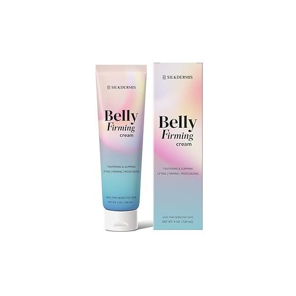B Flat Belly Firming Cream - Skin Tightening & Cellulite for Stomach, Thighs Butt, Moisturizing Lotion with Powerful Natural Ingredients , 120 ML