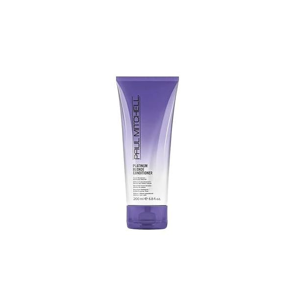 Paul Mitchell Platinum Blonde Violet Conditioner, Banishes Brass + Brightens, Ideal for Light to Medium Blonde, Silver, Gray or White Hair