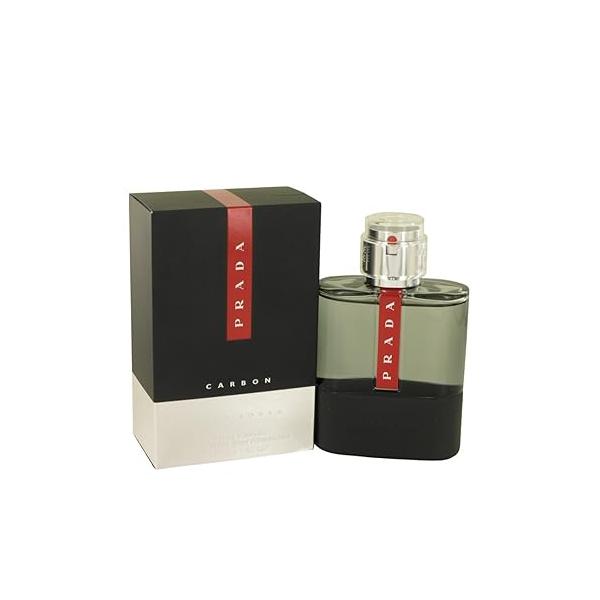 Prada Luna Rossa CARBON for Men Eau de Toilette Spray, 3.4 ounce