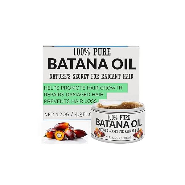 Pure Batana Oil for Hair Growth Support and Scalp Care - 100% Raw Unrefined | Ideal Natural