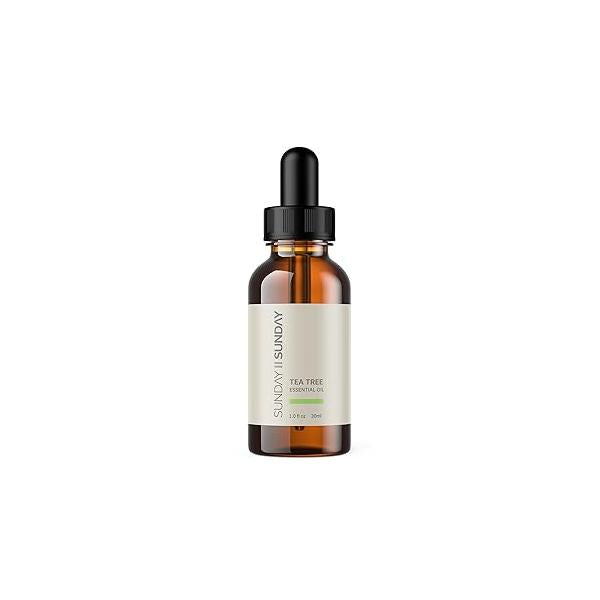 SUNDAY II Tea Tree Oil I All Natural Essential for Hair and Scalp Multi-Use Moisturizer 1 fl oz