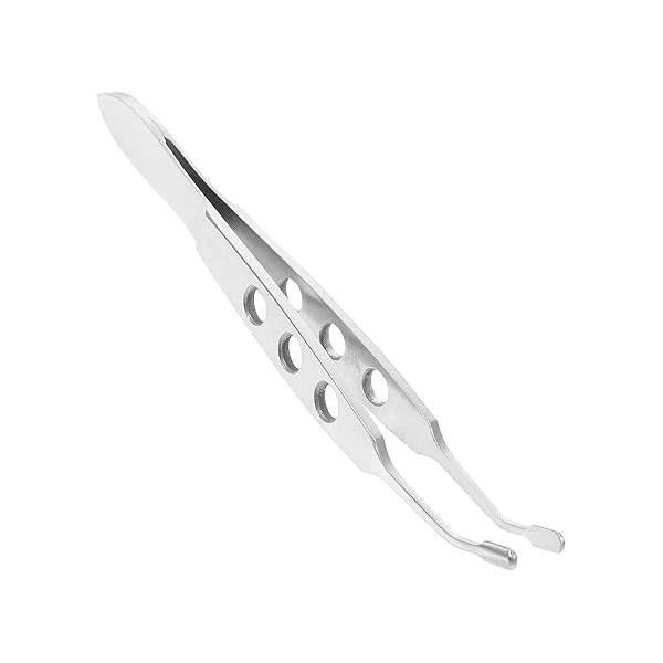 Meibomian Gland Expressor, Stainless Steel Eyelid Massage Tweezers Multi-Function Expressor for Dry Eyes (Silver)
