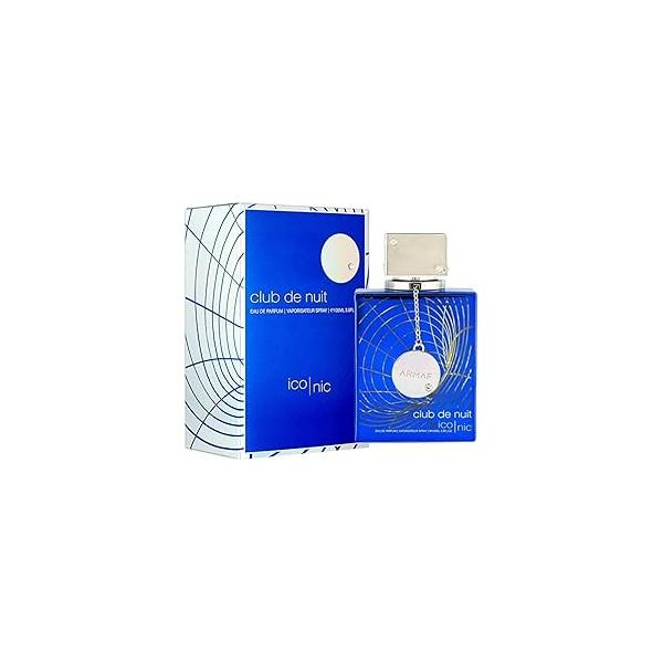 Armaf Club de Nuit Blue Iconic for Men Eau Parfum Spray, 3.6 Ounce