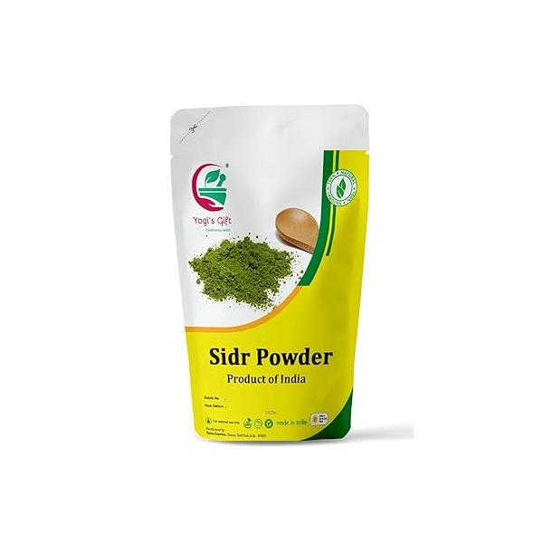 Yogi's Gift Sidr Leaf Powder | Organically Grown Natural Herbal Cleanser & Conditioner Rejuvenates Hair Follicles (10 Oz)