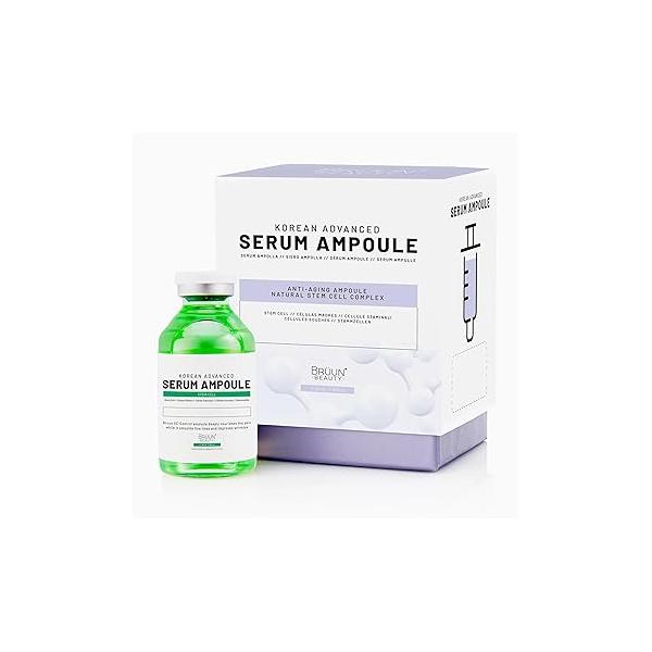 BRÜUN SC - Control Stem Cell Ampoule Micro Needling Korean Serum Booster for Face and Body to Use with without Derma Pen Microneedling Skin Care 1.18 fl.oz
