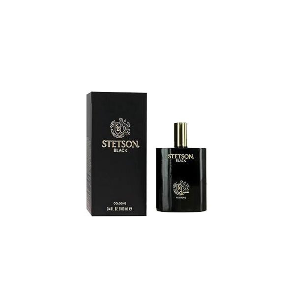 Stetson Black Cologne for Men Spray 3.4 Ounces