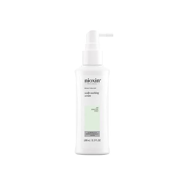Nioxin Scalp Relief Soothing Serum | Leave-in Treatment for Sensitive Scalp| Made with Aloe Vera and Vitamin E 3.3 Fl Oz