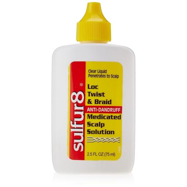 Sulfur8 Loc Twist and Braid Medicated Scalp Solution, 2.5 Ounce