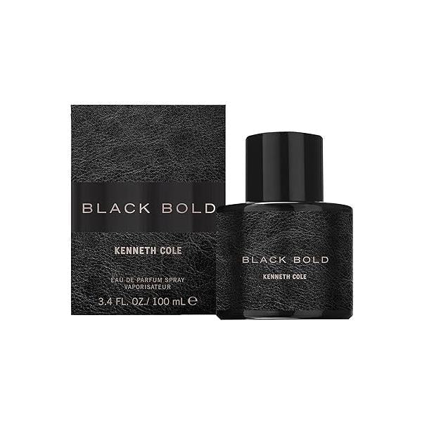 Kenneth Cole Eau De Parfum Spray, Black Bold, 3.4 Fl oz