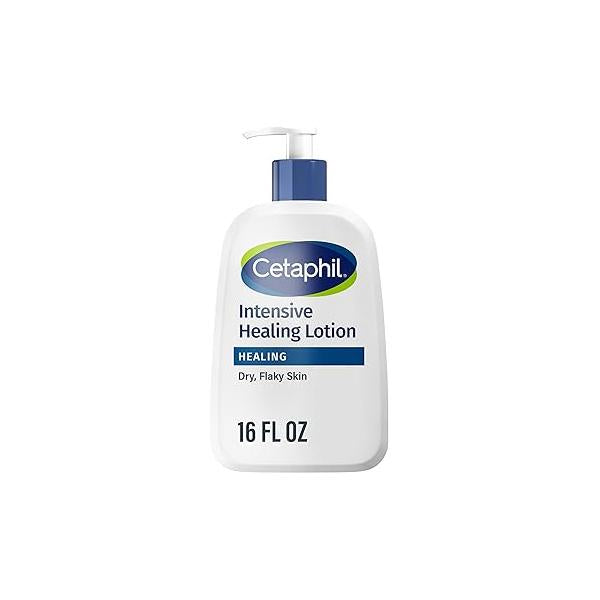 Cetaphil Intensive Healing Lotion with Ceramides 16 Oz For Dry, Rough, Flaky Sensitive Skin 24-Hour Hydration Fragrance, Paraben & Gluten Free