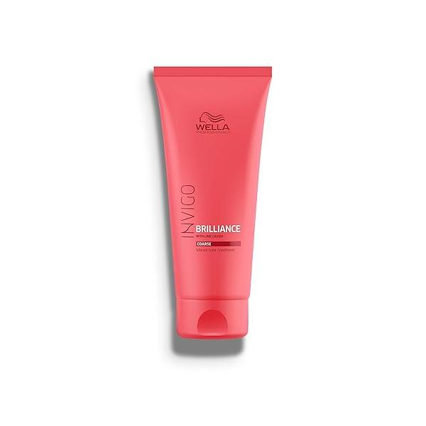 Wella Professionals Invigo Brilliance Conditioner | For Coarse Colored Hair| Color Protecting & Vibrancy