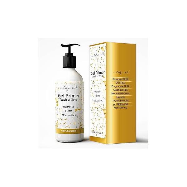 Conductive Gel - Facial Hydrating Leave-On Primer, Hyaluronic Acid, Collagen Peptide, Niacinamide, Vitamin E, Gold Foil