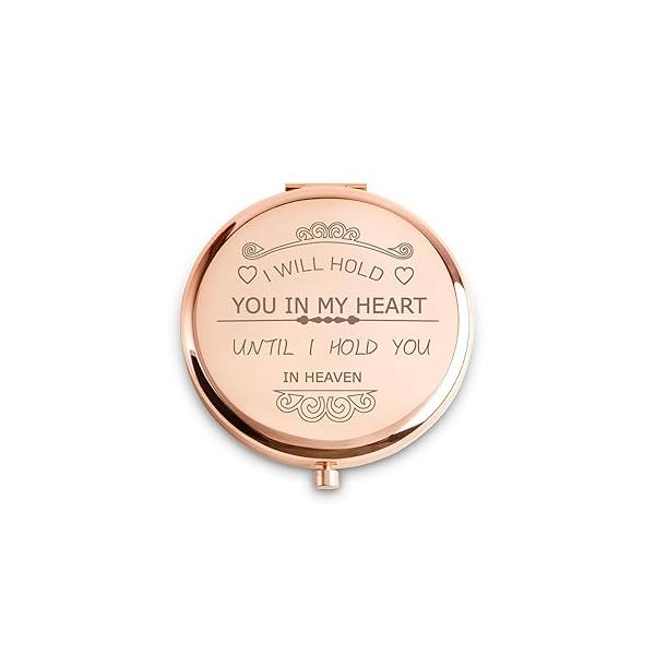 Personalized Gifts for Women Girls Her, Compact Mirror Easter Basket Stuffers Wife Girlfriend Friends Mom Sister Daughter Grandma, Romantic Present Mothers Day Graduation Friendship