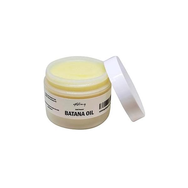 Batana Oil Organic for Hair Growth Skin - Baby's Face Kids Men Women of Color 100% Pure Raw Cold Pressed, Unrefined No Smell American Made in USA
